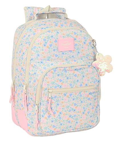 Blackfit8 Blossom Schulrucksack für Kinder, ideal für Kinder verschiedener Altersgruppen, bequem und vielseitig, Qualität und Widerstandsfähigkeit, 32 x 15 x 42 cm, Pastellfarben, Pastel, Estándar, von Blackfit8