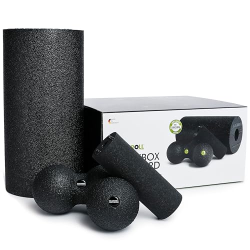 BLACKROLL® BLACKBOX Faszientool-Set - das Original. Selbstmassage-Produkte für die Faszien in schwarz + Übungskarte BLACKROLL® BLACKBOX Faszientool-Set - das Original. Selbstmassage-Produkte für die Faszien in schwarz + Übungskarte von BLACKROLL