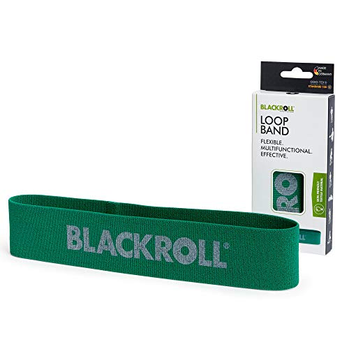 BLACKROLL® Loop Band (32 cm), Fitnessband für funktionales Training, hautfreundliches Widerstandsband, Trainingsband für zu Hause, Büro oder Park, mittlerer Widerstand (4,9 kg), Made in Germany, Grün BLACKROLL® Loop Band (32 cm), Fitnessband für funktionales Training, hautfreundliches Widerstandsband, Trainingsband für zu Hause, Büro oder Park, mittlerer Widerstand (4,9 kg), Made in Germany, Grün von BLACKROLL