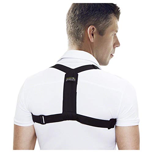 BLACKROLL® POSTURE (XS - L), Haltungstrainer für eine verbesserte Körperhaltung, Rückentrainer zur Stärkung der Muskulatur, Haltungskorrektur am Arbeitsplatz, Schwarz von BLACKROLL