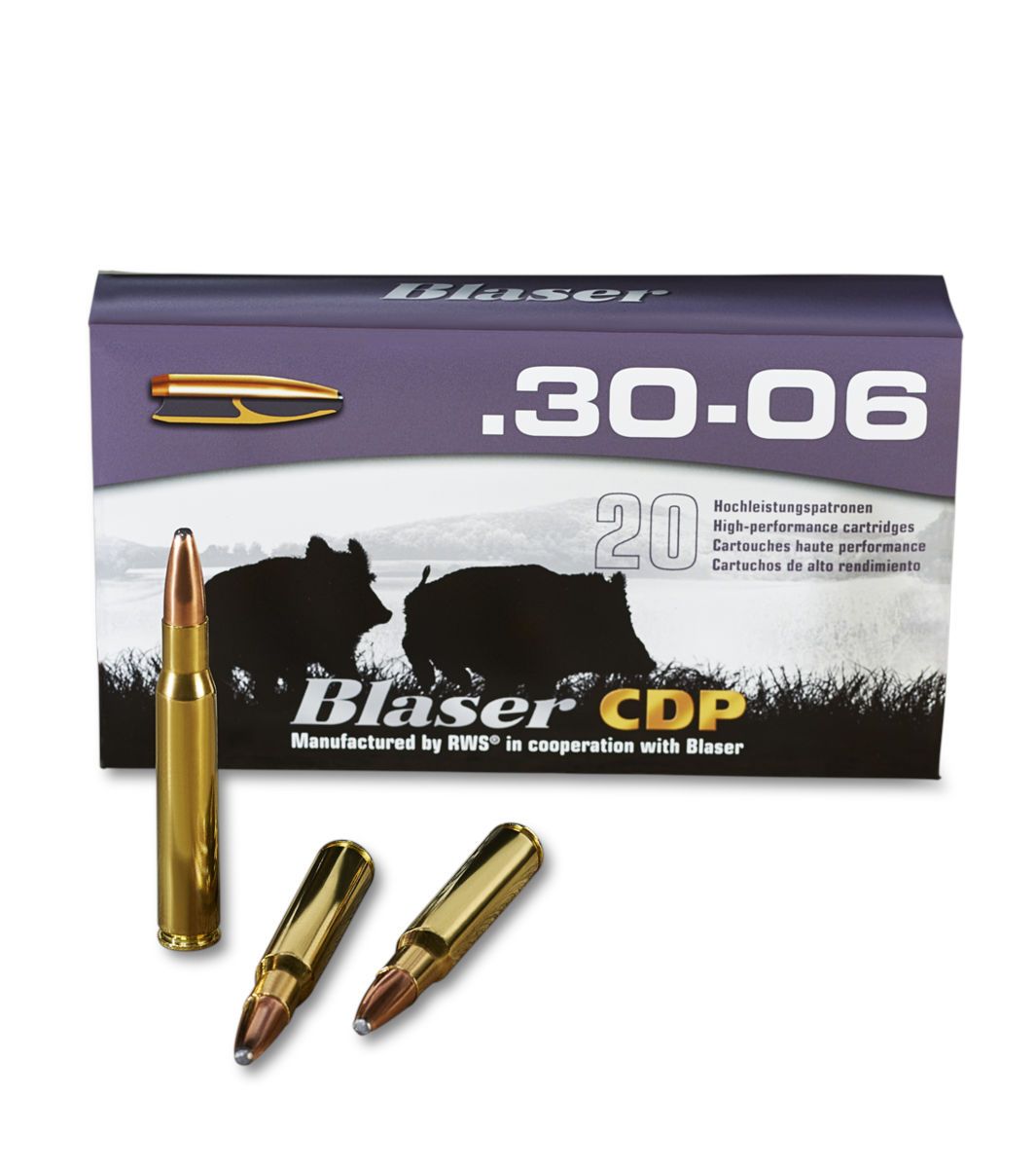 Blaser Munition .308 WIN CDP 165gr 20 Schuss von Blaser GmbH - Blaser Jagdwaffen