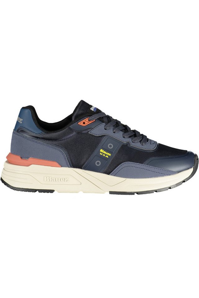 Blauer Sneaker Sportlicher Blauer Herrenschuh in Blau mit Blauer Sneaker Sportlicher Blauer Herrenschuh in Blau mit von Blauer