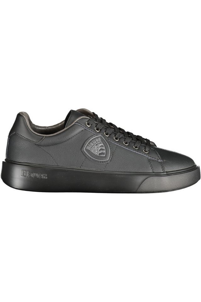 Blauer Sneaker Stylischer Herrensportschuh in Schwarz mit Blauer Sneaker Stylischer Herrensportschuh in Schwarz mit von Blauer