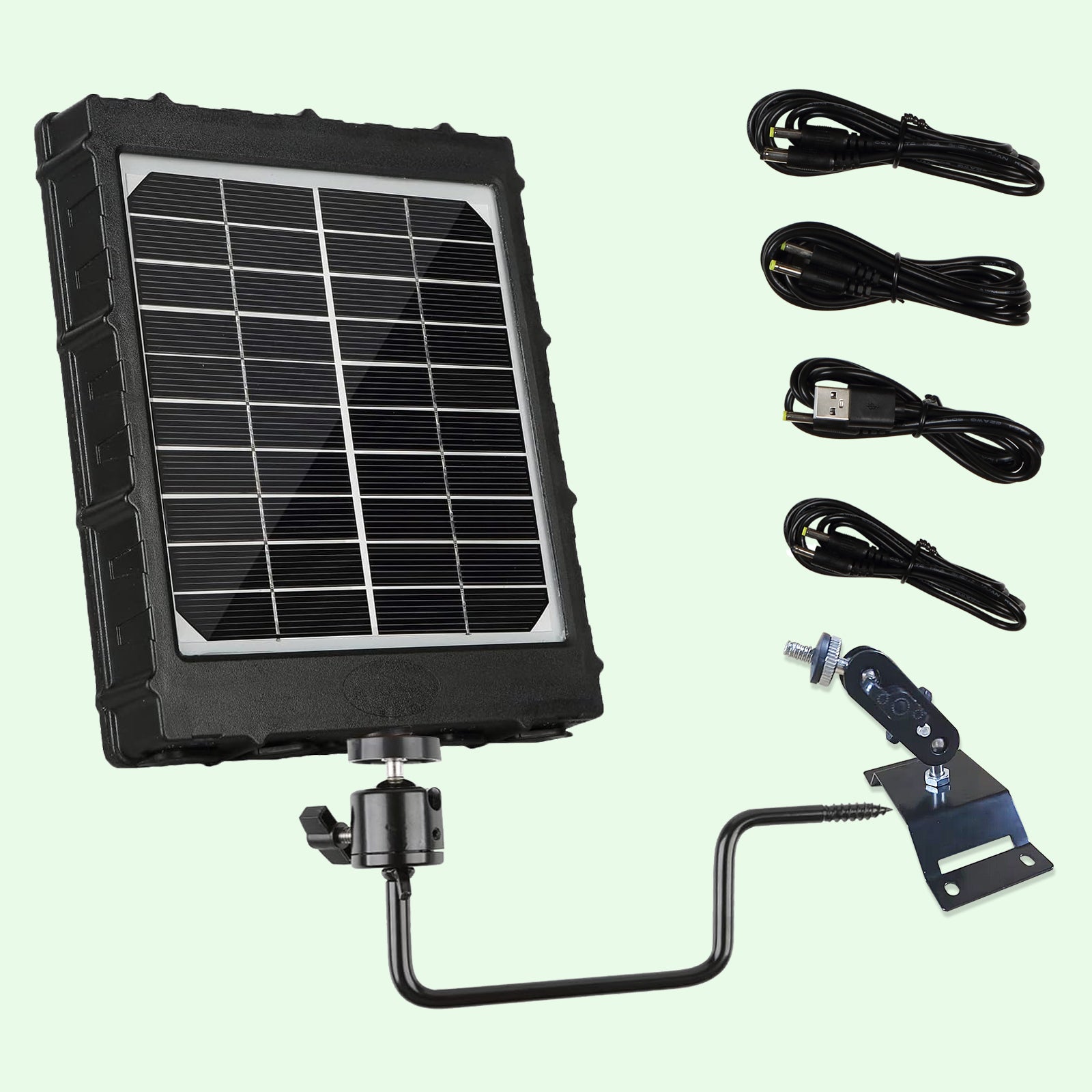 Solarpanel-Kits 3W 8000mAh 12V/9V/6V Ausgang Mini Portable Outdoor oder Indoor Wiederaufladbare Stromversorgung für alle Wildkamera | BL8000 von BlazeVideo