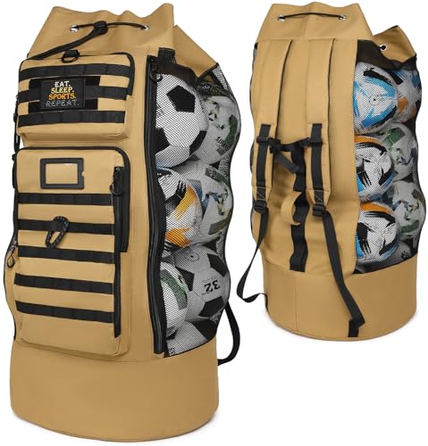 BlesMaller Fußball Ballnetz extra große Balltasche für 13 Bälle Ballsack mehrzweck Sport Netztasche Herren Rucksack für Volleyball Basketball BlesMaller Fußball Ballnetz extra große Balltasche für 13 Bälle Ballsack mehrzweck Sport Netztasche Herren Rucksack für Volleyball Basketball von BlesMaller
