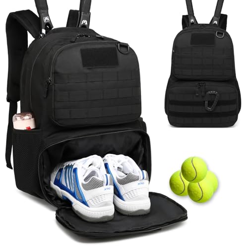 BlesMaller Tennisrucksack für Damen & Herren Taktische Tennistasche mit Schuhfach & Schlägerschutz Sporttasche BlesMaller Tennisrucksack für Damen & Herren Taktische Tennistasche mit Schuhfach & Schlägerschutz Sporttasche von BlesMaller