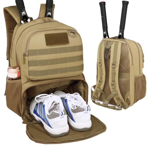 BlesMaller Tennisrucksack für Damen & Herren Taktische Tennistasche mit Schuhfach & Schlägerschutz Sporttasche BlesMaller Tennisrucksack für Damen & Herren Taktische Tennistasche mit Schuhfach & Schlägerschutz Sporttasche von BlesMaller