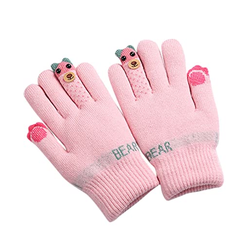 Blingko Baby Handschuhe 12-18 Monate Winter Kinder Sport Winddicht Laufhandschuhe Softshell Handschuhe Flexibler Finger-handschuh für Laufen Skifahren Wandern Snowboard von Blingko