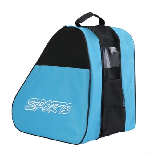 BlissfulAbode Skating Equipment Bag Schlittschuh-Tasche für Damen, Erwachsene, dreilagiges Design, breite Griffe, Blau, ca. 41 x 25 x 39 cm BlissfulAbode Skating Equipment Bag Schlittschuh-Tasche für Damen, Erwachsene, dreilagiges Design, breite Griffe, Blau, ca. 41 x 25 x 39 cm von BlissfulAbode