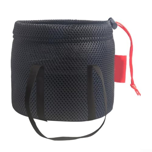 Robuste Netztasche für den Außenbereich zur sicheren Aufbewahrung Ihrer Outdoor-Ausrüstung (28 x 35 cm (mit Griff) von BlissfulAbode