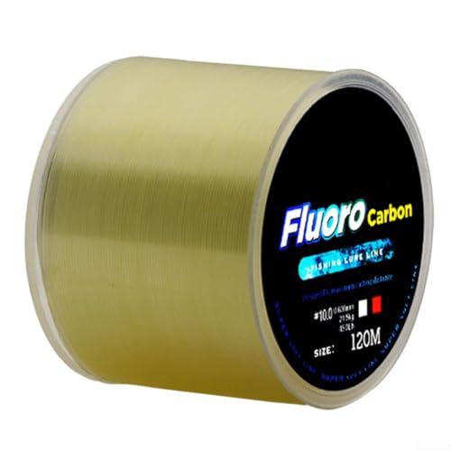 and Reliable 120M Fluorocarbon Angelschnur für verschiedene Angelumgebungen (3,5 Gelb) von BlissfulAbode