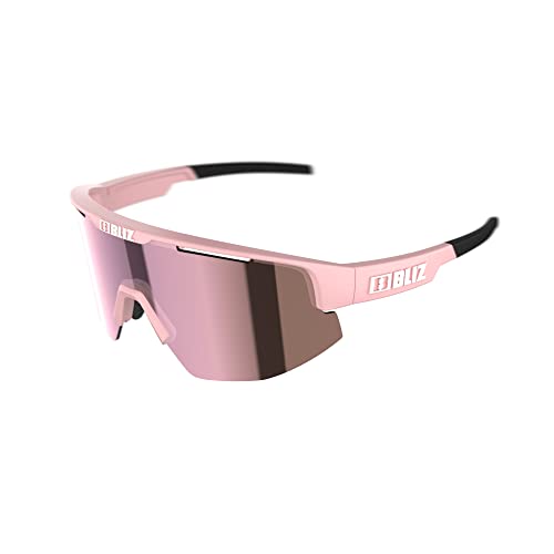 Bliz Damen, Herren Sonnenbrille Matrix Small matt powder pink-brown with rose multi Einheitsgröße von Bliz
