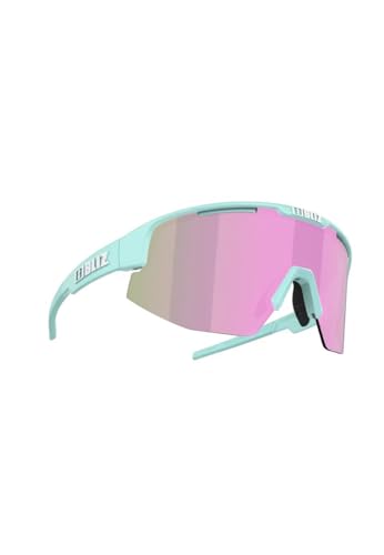 BLIZ Sportbrille Matrix Small CAT.3 Frame Matt Pastel Mint Glas Brown w Rose Multi 0ZB7007 - 700705 von Bliz