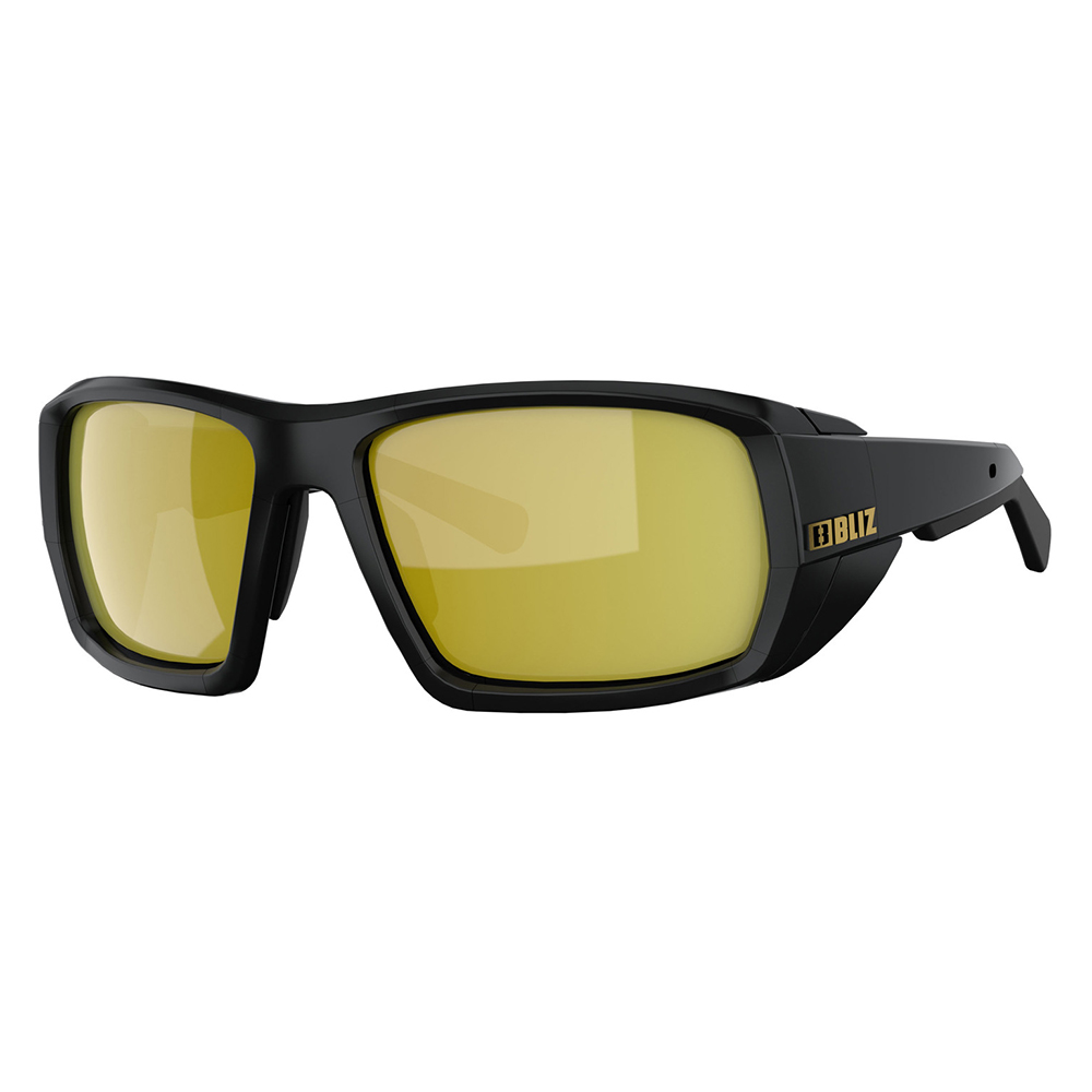 Bliz Peak Mirrored Polarized Sunglasses Schwarz Brown Polarized With Gold Mirror/CAT4 Bliz Peak Mirrored Polarized Sunglasses Schwarz Brown Polarized With Gold Mirror/CAT4 von Bliz
