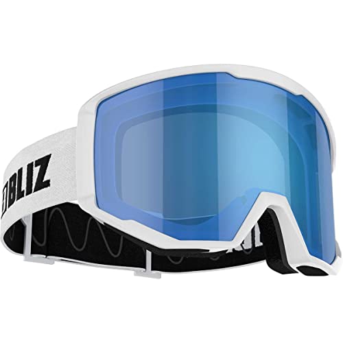 Bliz Spark Skibrille, White-Smoke w Blue Multi Bliz Spark Skibrille, White-Smoke w Blue Multi von Bliz