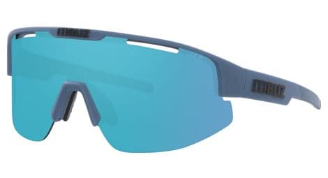 bliz matrix brille mattblau   spiegelglas blau von Bliz