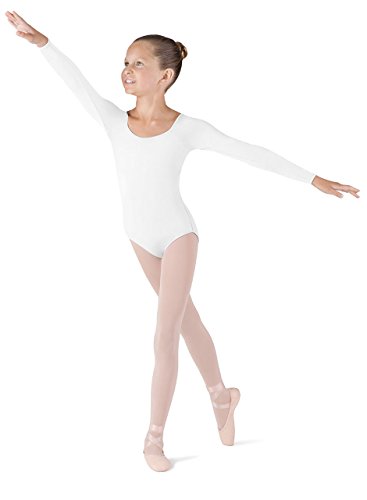 Bloch CL5609 Ballett Trikot Langarm Weiß 8-10 Bloch CL5609 Ballett Trikot Langarm Weiß 8-10 von Bloch