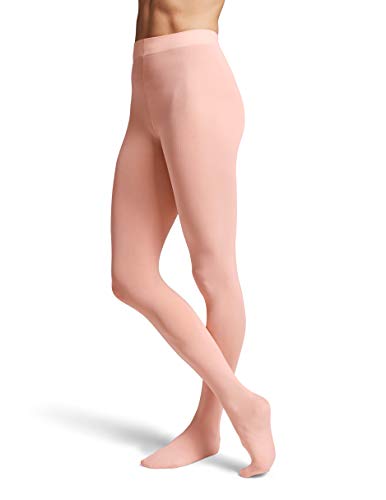 Bloch Contoursoft Damen Strumpfhose mit Fuß, Ballettrosa, zierlich/klein von Bloch