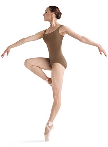 Bloch Dance Damen Faire Microlux Tanktrikot, Mandel, mittellang von Bloch