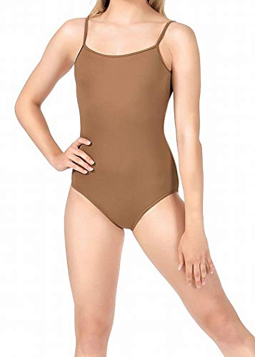 Bloch Dance Nejor Microlux Leotard für Damen, Mandel, Größe M von Bloch