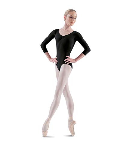 Bloch Dance Damen Trikot Ballon 3/4 Ärmel Pinch Vorder-/Rückseite, Schwarz, Größe L Bloch Dance Damen Trikot Ballon 3/4 Ärmel Pinch Vorder-/Rückseite, Schwarz, Größe L von Bloch