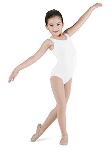 Bloch Dance Girls Dynamic Microlux Tanktrikot, Weiß, 6X-7 Bloch Dance Girls Dynamic Microlux Tanktrikot, Weiß, 6X-7 von Bloch