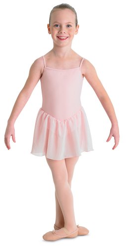 Kinder Ballettanzug, ROSA, Spaghettiträger, mit langem Voile-Röckchen Kinder Ballettanzug, ROSA, Spaghettiträger, mit langem Voile-Röckchen von Bloch