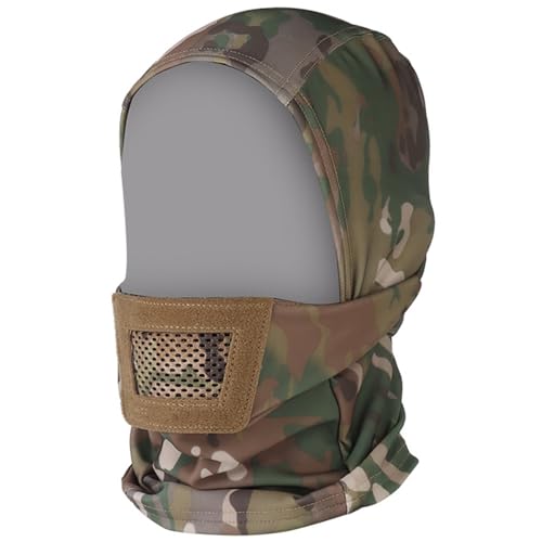 Taktische Maske, Airsoft -Gesichtsschutz mit atmungsaktivem Mundschutz, Taktische Maske in Kombination mit Helm/Airsoft -Maske für Filmprops und Taktische Spiele, Mesh -Maske Taktische Maske, Airsoft -Gesichtsschutz mit atmungsaktivem Mundschutz, Taktische Maske in Kombination mit Helm/Airsoft -Maske für Filmprops und Taktische Spiele, Mesh -Maske von Blogiiup