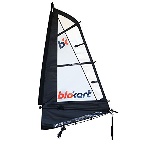 Blokart Sail Complete 2.0 m Black/White Unisex Erwachsene, Schwarz/Weiß, 2 m² Blokart Sail Complete 2.0 m Black/White Unisex Erwachsene, Schwarz/Weiß, 2 m² von Blokart