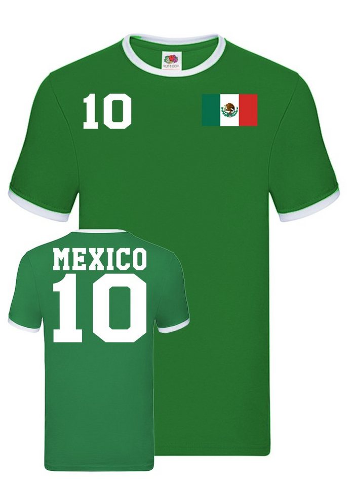 Blondie & Brownie T-Shirt Herren Mexiko Mexico Sport Trikot Fußball Meister WM Copa America Blondie & Brownie T-Shirt Herren Mexiko Mexico Sport Trikot Fußball Meister WM Copa America von Blondie & Brownie