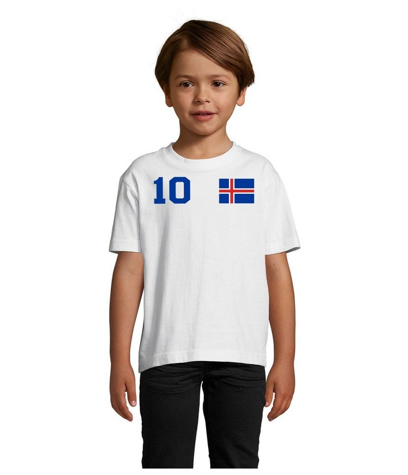 Blondie & Brownie T-Shirt Kinder Island Iceland Sport Trikot Fußball Handball Meister WM EM von Blondie & Brownie