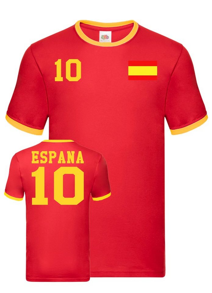 Blondie & Brownie T-Shirt Spanien Spain Sport Trikot Body Fussball Weltmeister WM Copa America von Blondie & Brownie