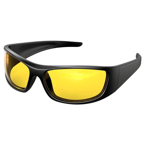 Bloomoak Polarisierte Nachtfahrbrille für Herren & Damen – Leichte Wrap-Around Brille, Rundum-Schutz, TR90 Rahmen, Ideal zum Radfahren & Laufen Bloomoak Polarisierte Nachtfahrbrille für Herren & Damen – Leichte Wrap-Around Brille, Rundum-Schutz, TR90 Rahmen, Ideal zum Radfahren & Laufen von Bloomoak