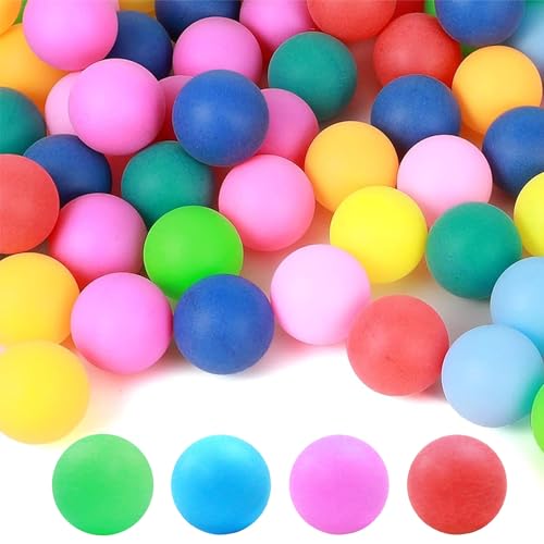 50 Stück Tischtennisbälle Bunt, 3.5cm Tischtennisball, Multifunktion Ping Pong Bälle, Wiederverwendbar Tischtennisbälle Geeignet für Schwimmbad Raumdekoration Berufsausbildung Pitching Maschine 50 Stück Tischtennisbälle Bunt, 3.5cm Tischtennisball, Multifunktion Ping Pong Bälle, Wiederverwendbar Tischtennisbälle Geeignet für Schwimmbad Raumdekoration Berufsausbildung Pitching Maschine von BluVast