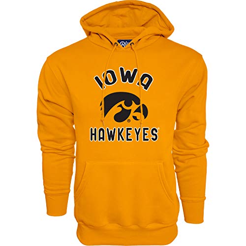 Blue 84 NCAA Iowa Hawkeyes Mens Hoodie Line Up Secondary Color, Iowa Hawkeyes Gold, Large von Blue 84