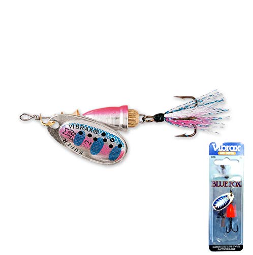 Blue Fox Classic Vibrax 02 Foxtail Tackle, Unisex-Erwachsene, 69-20-106IC, Regenbogen, 3/16 von Blue Fox