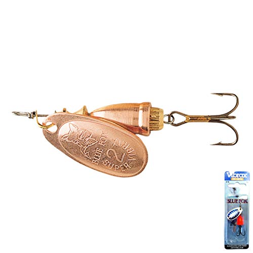 Rapala Classic Vibrax 02 Plated Tackle, 3/16, Kupfer/Kupfer, 60-20-300IC Rapala Classic Vibrax 02 Plated Tackle, 3/16, Kupfer/Kupfer, 60-20-300IC von Blue Fox