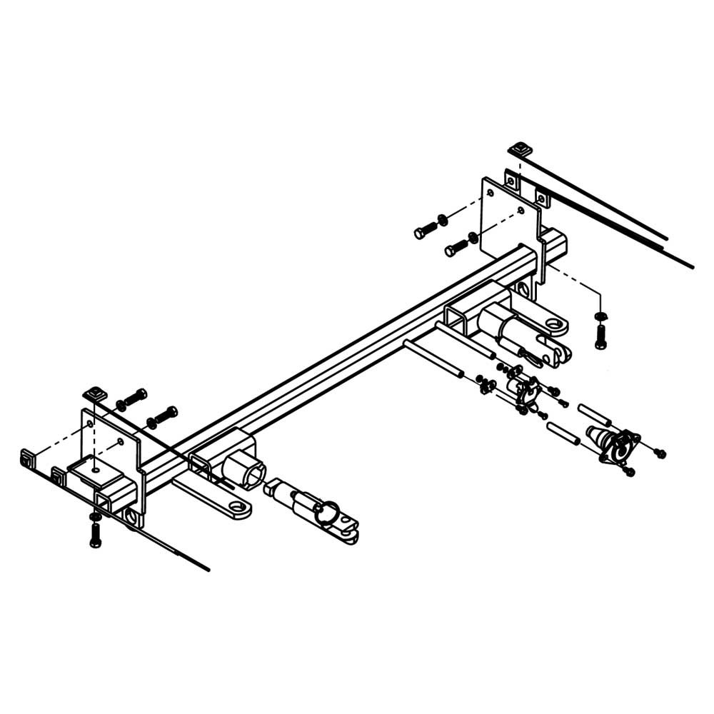 Blue Ox Gmc 2500 Sierra Tow Bar Base Plate Support Silber von Blue Ox