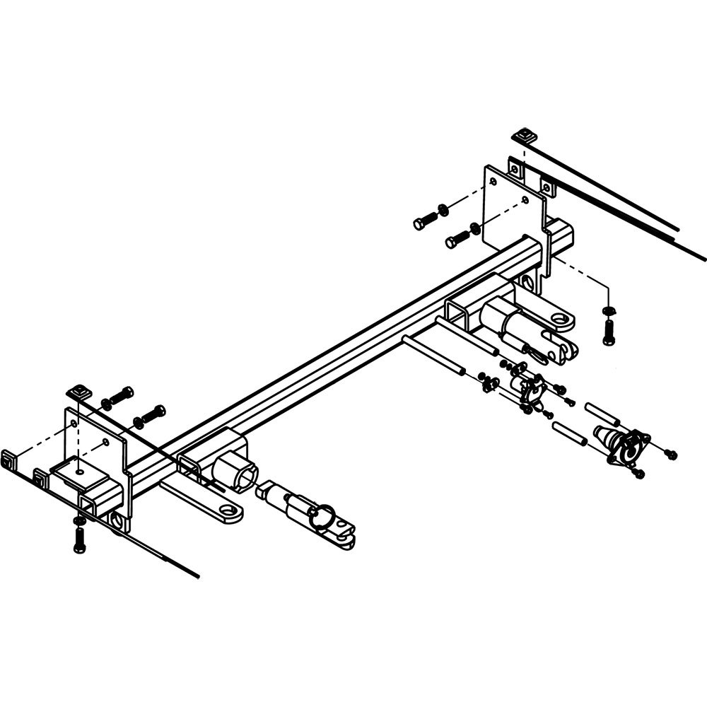 Blue Ox Ram 2500 Tow Bar Base Plate Support Silber Blue Ox Ram 2500 Tow Bar Base Plate Support Silber von Blue Ox
