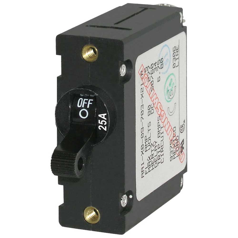 Blue Sea Systems Ac/dc Single Pole Magnetic World Circuit Breaker Switch 25a Schwarz Blue Sea Systems Ac/dc Single Pole Magnetic World Circuit Breaker Switch 25a Schwarz von Blue Sea Systems
