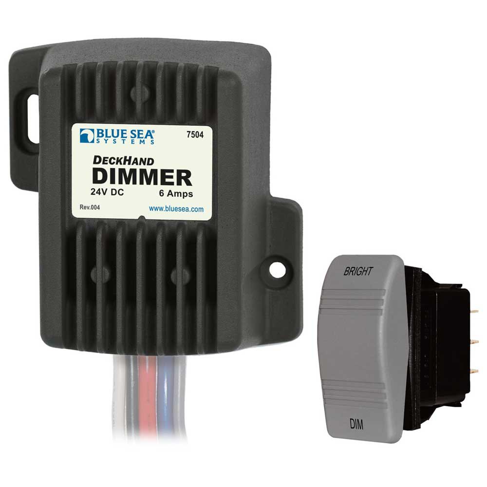 Blue Sea Systems Deckhand Dimmer Regulator 6a 24v Schwarz Blue Sea Systems Deckhand Dimmer Regulator 6a 24v Schwarz von Blue Sea Systems