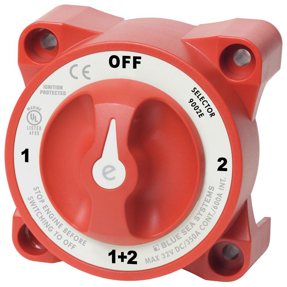 Blue Sea Systems E Series Selector Battery Switch With Afd Rot 4 Way von Blue Sea Systems
