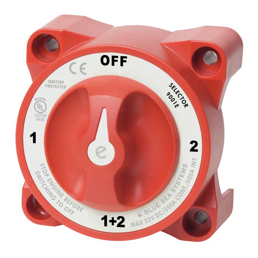 Blue Sea Systems E-series 4 Positions Battery Switch Orange Blue Sea Systems E-series 4 Positions Battery Switch Orange von Blue Sea Systems