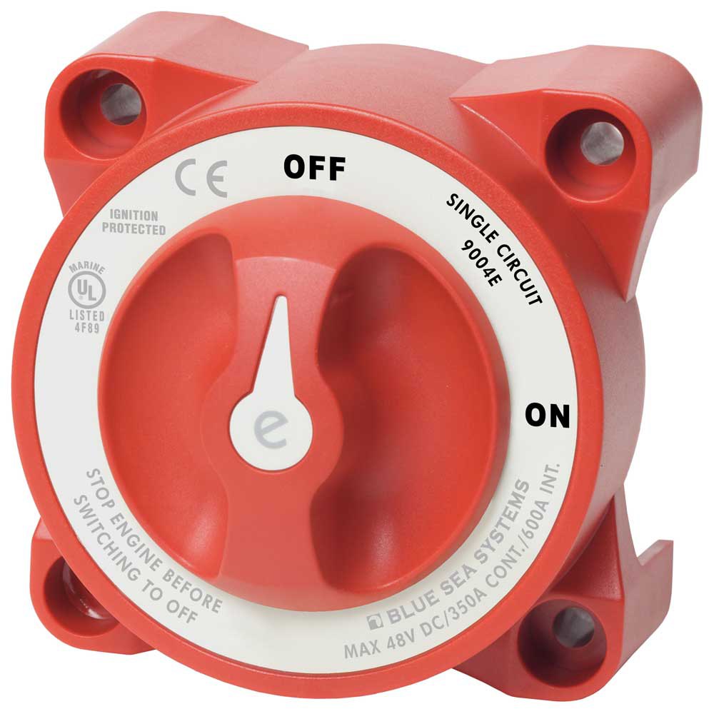 Blue Sea Systems E-series On/off Battery Switch Rot Blue Sea Systems E-series On/off Battery Switch Rot von Blue Sea Systems