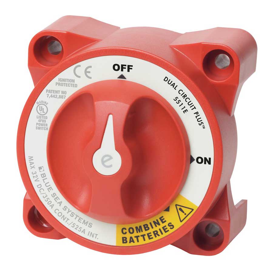 Blue Sea Systems E-series Plus Dual Circuit Battery Switch Orange Blue Sea Systems E-series Plus Dual Circuit Battery Switch Orange von Blue Sea Systems