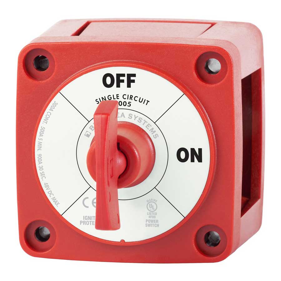 Blue Sea Systems M Series On/off Battery Switch With Key Rot Blue Sea Systems M Series On/off Battery Switch With Key Rot von Blue Sea Systems