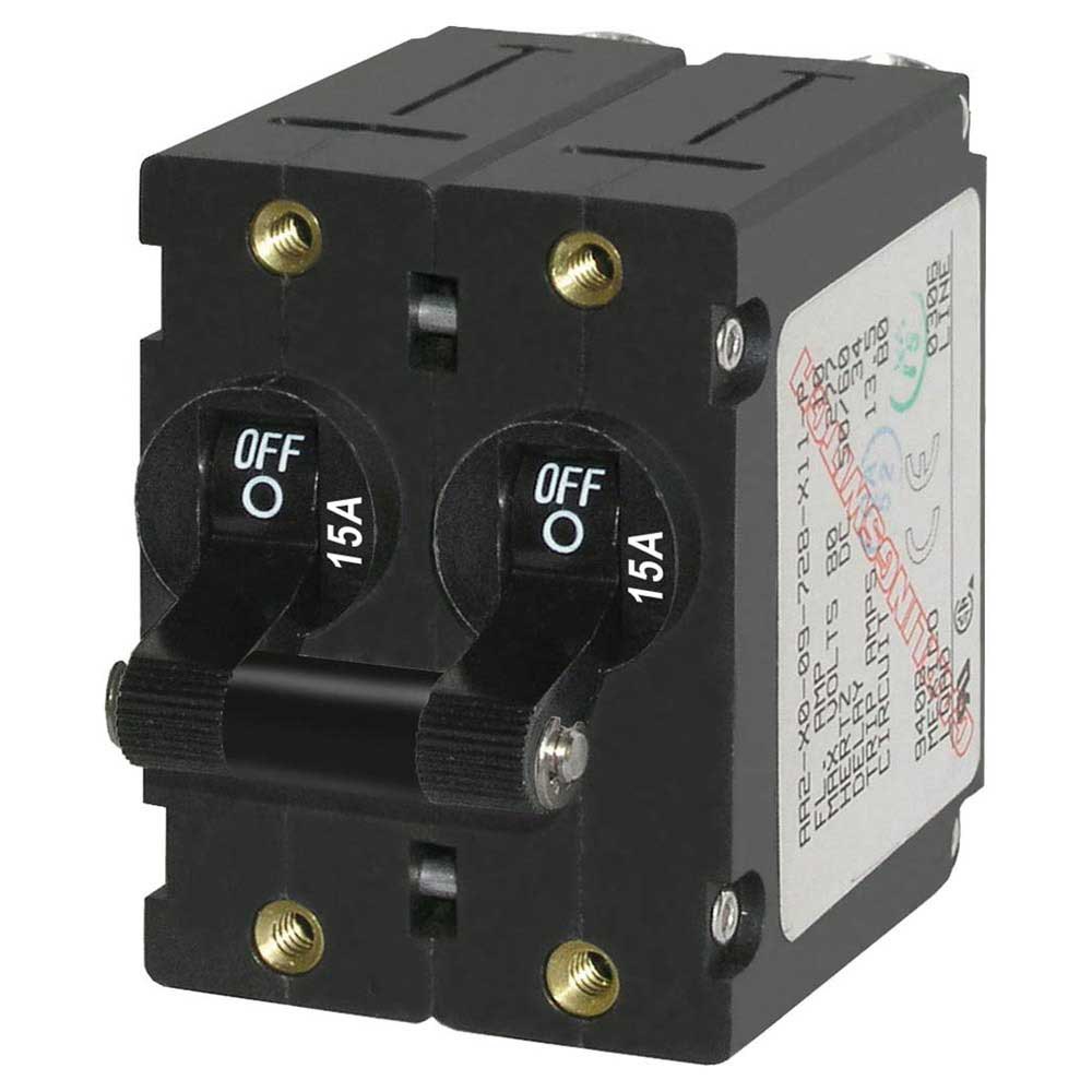 Blue Sea Systems Toggle Bipolar Circuit Breaker Silber 30 A Blue Sea Systems Toggle Bipolar Circuit Breaker Silber 30 A von Blue Sea Systems