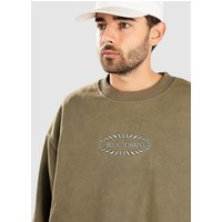 Blue Tomato Circle Logo Crew Sweater army von Blue Tomato