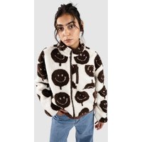 Blue Tomato Drawstring Fleece Zip Thru Jacke brown smiley von Blue Tomato