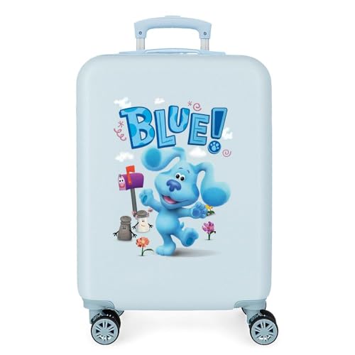 Blue´s Clues and you Kabinentasche, Blau, 34 x 55 x 20 cm, starr, ABS, seitlicher Zahlenkombinationsverschluss, 32 kg, 4 Doppelrollen Blue´s Clues and you Kabinentasche, Blau, 34 x 55 x 20 cm, starr, ABS, seitlicher Zahlenkombinationsverschluss, 32 kg, 4 Doppelrollen von Roll Road